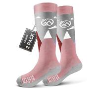 OutdoorMaster Merino Wool Ski Socks, Thermal Winter Warm Socks for Kids | 30% Merino Wool, Great Breathability, Machine Washable, Over-the-Calf, Non-slip Cuff, Itch-free, Kids, Boys, Girls