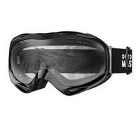 OutdoorMaster OTG Ski Goggles - Over Glasses Ski/Snowboard Goggles for Men, Women & Youth - 100% UV Protection (Black Frame + VLT 99% Clear Lens)