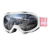 OutdoorMaster OTG Ski Goggles, Snowboard Goggles for Men, Women & Youth | Over Glasses Ski Goggles with Anti-fog UV400 Protection, Helmet Compatibility, and a Soft TPU Frame for Snow Sports.
