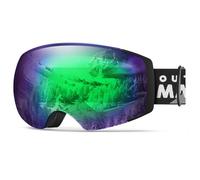 OutdoorMaster Ski Goggles PRO - Frameless, Interchangeable Lens 100% UV400 Protection Snow Goggles for Men & Women