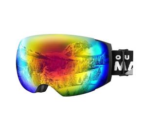 OutdoorMaster Ski Goggles PRO - Frameless, Interchangeable Lens 100% UV400 Protection Snow Goggles for Men & Women