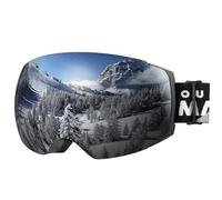 OutdoorMaster Ski Goggles PRO, OTG Snow Goggles with Interchangeable Lens