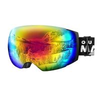 OutdoorMaster Ski Goggles PRO, OTG Snow Goggles with Interchangeable Lens | Frameless Quick-change Magnetic Ski Goggles for Men & Women with Anti-fog, OTG Fit, UV400 Protection, Protective Case