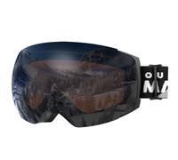 OutdoorMaster Ski Goggles PRO, OTG Snow Goggles with Interchangeable Lens | Frameless Quick-change Magnetic Ski Goggles for Men & Women with Anti-fog, OTG Fit, UV400 Protection, Protective Case
