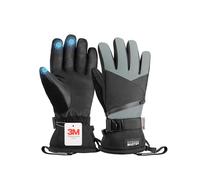 OutdoorMaster Ski Snow Gloves for Unisex Women & Men, 3M Thinsulate Winter Warm Snowboard Gloves Screen Touch, Thermal Waterproof with Double-Pocket for Skiing, Winter Sports, Cold Weather