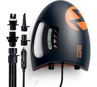 OutdoorMaster High Pressure SUP Air Pump - 20PSI, Dual Stage Inflation & Auto-Off, Digital Display, 12V DC Car Connector, for Inflatable Stand Up Paddle Boards, Boats