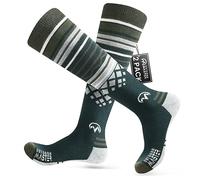 OutdoorMaster Unisex Merino Wool Ski Socks for Men/Women (OTC) Non-Slip Cuff Design,Thermal Socks for Winter, Snowboarding