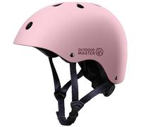 OutdoorMaster Youth & Kids Bike Helmet - Adjustable Multi-Sports Skateboard Helmet with Removable Liners for Balance Bike, Toddler Scooter, One Wheel Hoverboard