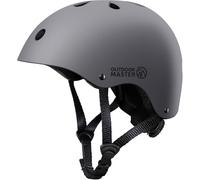 OutdoorMaster Youth & Kids Bike Helmet - Adjustable Multi-Sports Skateboard Helmet with Removable Liners for Balance Bike, Toddler Scooter, One Wheel Hoverboard