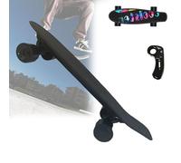 Outdoors Electric Longboard, Portable 24km/h Electric Longboard with 4-Speed Adjustable & 20° Slope Power for All B