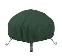 Outdoors Fire Pit Cover- Heavy Duty Waterproof 600D Polyster with Thick PVC Coating, Round Fire Pit Cover, Waterproof, Black