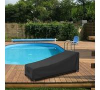 Outdoors Garden Chair Covers, Heavy Duty Oxford Waterproof Lounge Chair, Protected Rain, Snow, UV Rays And Dust, For Terrace, Deck, Garden(78 * 32 * 32 inches)
