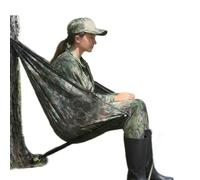 Outdoors Low Down Hunting Seat, 2026 New Portable and Lightweight Hunting Hammock Chair, Folding Tree Seat, Folding & Quiet, for Camping and Outdoor Shooting, Easy Install and Use (#A)