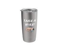 Outdoors Take a Hike! Mountain Hiker and Rock Climber Stainless Steel Insulated Tumbler