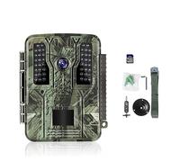 Outdoors Trail Camera With No Glow Infrared Wild Camera Traps For Home Security Game Hunting(With 32GB SD Card)