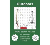Outdoors Word Search: Easy to read print puzzle book about everything outdoors, fishing and camping.