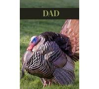 Outdoorsman Wild Turkey Themed Journal for Men, Father's Day Gift, Proverbs 20:7 Notebook for Dads: 120 White Lined Pages, 6"x9", Eco-Friendly Design