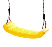 OutdoorToys Moulded Plastic Kids Replacement Childrens Single Swing Seat by - 6 Colour in Yellow OutdoorToys Yellow