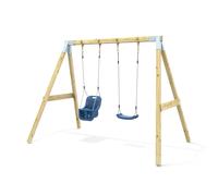 OutdoorToys Premium Double Swing - Standard & Baby Navy Blue OutdoorToys Blue