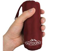 Outdoro Cabin Sleeping Bag - Only 230 g Microfibre - Ultra-Light Travel Sleeping Bag - Small, Thin and Compact - Lining, Travel Sheet