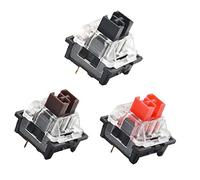 OUTEMU (Gaote) Black/Red/Brown Switch 3 Pin Keyswitch DIY Replaceable Switches for Mechanical Gaming Keyboard (30 PCS)