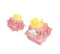 Outemu Silent Peach Hall Effect Magnetic Switches,Magnetic Mechanical Keyboard Switch with Light Guide,Universal Compatibility for Gaming Keyboard,Quiet Switches for Custom Keyboard (35, silent peach)