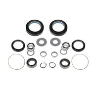 Outer Axle Knuckle Tube Dust Seal & Inner Tube Seal & Snap Ring & Needle Bearing &Thrust Washer Seals Kit O-rings for Ford Super Duty Excursion F250 F350 F450 F550 with Dana 50 60 Front Axle 1998-2004