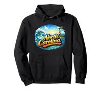 Outer Banks Coastal Lighthouse Sunrise Pullover Hoodie