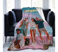 Outer Banks Fleece Throw Blanket, Ultra Soft Cozy Luxury Fuzzy Blanket for Couch Bed Sofa, Lightweight Warm Plush Blankets Bedding for All Season