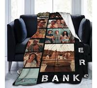 Outer Banks Fleece Throw Blanket, Ultra Soft Cozy Luxury Fuzzy Blanket for Couch Bed Sofa, Lightweight Warm Plush Blankets Bedding for All Season