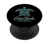 Outer Banks Mandala Turtle Carolina Tropical Beach PopSockets Adhesive PopGrip