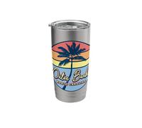 Outer Banks North Carolina Classic Sunset Beach Vacation Stainless Steel Insulated Tumbler