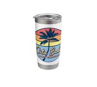 Outer Banks North Carolina Classic Sunset Beach Vacation Stainless Steel Insulated Tumbler