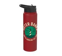 Outer Banks North Carolina Vacation Stainless Steel Insulated Water Bottle