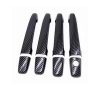 Outer Door Handle ABS Car Door Handle Cover Trim Decoration for Mitsubishi for Lancer E-X for Evolution X 2008-2017(2)