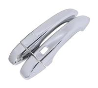 Outer Door Handle Caps Shell Compatible with for Clio E-Tech UK 2023-2025 Carbon Fiber Chrome Silver Bright Black Door Handle Cover Trim Car Decoration Accessories