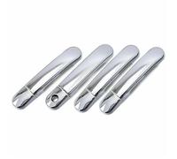 Outer Door Handle Caps Shell Compatible with Nissan for Versa for Tiida for Latio 2007 2008 2009 2010 2011 2012 8Pcs Set Chrome Door Handle Cover Trim Automobile Accessories