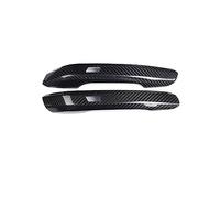 Outer Door Handle Car Accessories Carbon Fiber Door Handle Trim Frame Sticker Cover Exterior Decoration Fits for A4 S4 A5 S5 B9 Q5 FY 2017-2020 Door Handle(4 Without Sensor)(2 Doors with Sensor)