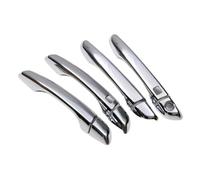 Outer Door Handle Cover Compatible With Hyundai For Solaris 2017 2018 2019 2020 Chrome Car Door Handle Cover Trim Sticker Styling Accessories Overlay(2 buttons)