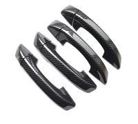 Outer Door Handle Cover Compatible with VW for Golf 6 for MK6 2009 2010-2013 8 Pcs Car Side Door Handle Cover Trim ABS Carbon Fiber Chrome Protective Decoration Cap