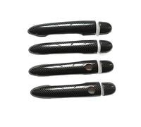 Outer Door Handle Door Handle Cover Trim Handles Covers for Renault for Scenic 2 Ii MK2 Accessories Plastic Imitation Carbon for Fiber(K2)