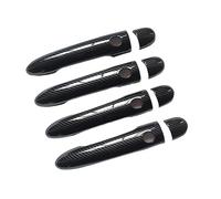 Outer Door Handle Door Handle Cover Trim Handles Covers for Renault for Scenic 2 Ii MK2 Accessories Plastic Imitation Carbon for Fiber(K4)