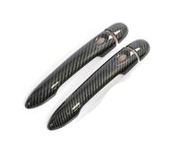 Outer Door Handle Exterior Part Styling Accessories Fits for Renault for Alpine for Vision A110 2017 2018 2019 2020 2021 Carbon Fiber Car Door Handle Cover Car Door Handle Cover(2Dr 1 Key no but