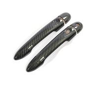 Outer Door Handle Exterior Part Styling Accessories Fits for Renault for Alpine for Vision A110 2017 2018 2019 2020 2021 Carbon Fiber Car Door Handle Cover Car Door Handle Cover(2Dr 1 Key no but