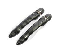 Outer Door Handle Exterior Part Styling Accessories Fits for Renault for Alpine for Vision A110 2017 2018 2019 2020 2021 Carbon Fiber Car Door Handle Cover Car Door Handle Cover(2Dr 1 Key no but