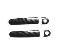 Outer Door Handle Fit Use For Audi TT 8j 8n MK1 MK2 RS Accessories Door Handle Cover Trim Handles Covers Plastic Imitation Carbon Fiber Car Door Handle (Color : 2DK-2)