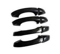 Outer Door Handle for SEAT for Leon for Cupra 5F MK3 Accessories Door Handle Cover Trim Handles Covers Plastic Imitation Carbon for Fiber(S-n)