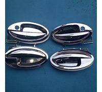 Outer Door Handle Replacement for Lifan 520 520i Chrome Exterior Door Handle Covers Accessories Metal Stickers Door Handle