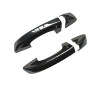 Outer Door Handle Suitable for Volkswagen for vw for Scirocco 3 mk3 Accessories Door Handle Cover Trim Handles Covers Plastic Imitation Carbon for Fiber