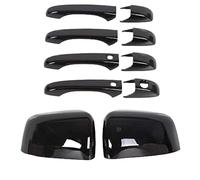 Outer Door Handles Replacement for Jeep for Grand for Cherokee 2011-2021 for Chrysler 200 2011-2014 Car Exterior Door Handle Cover with Smart Keyhole(TYPE4)(Type7)